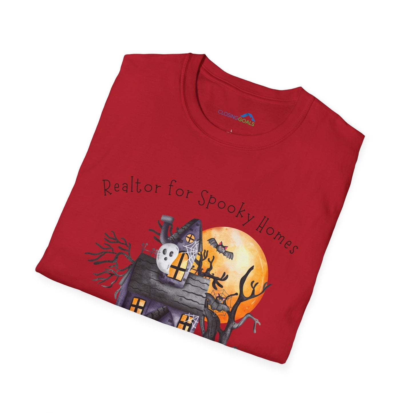 Realtor for Spooky Homes Unisex Soft-Style T-Shirt