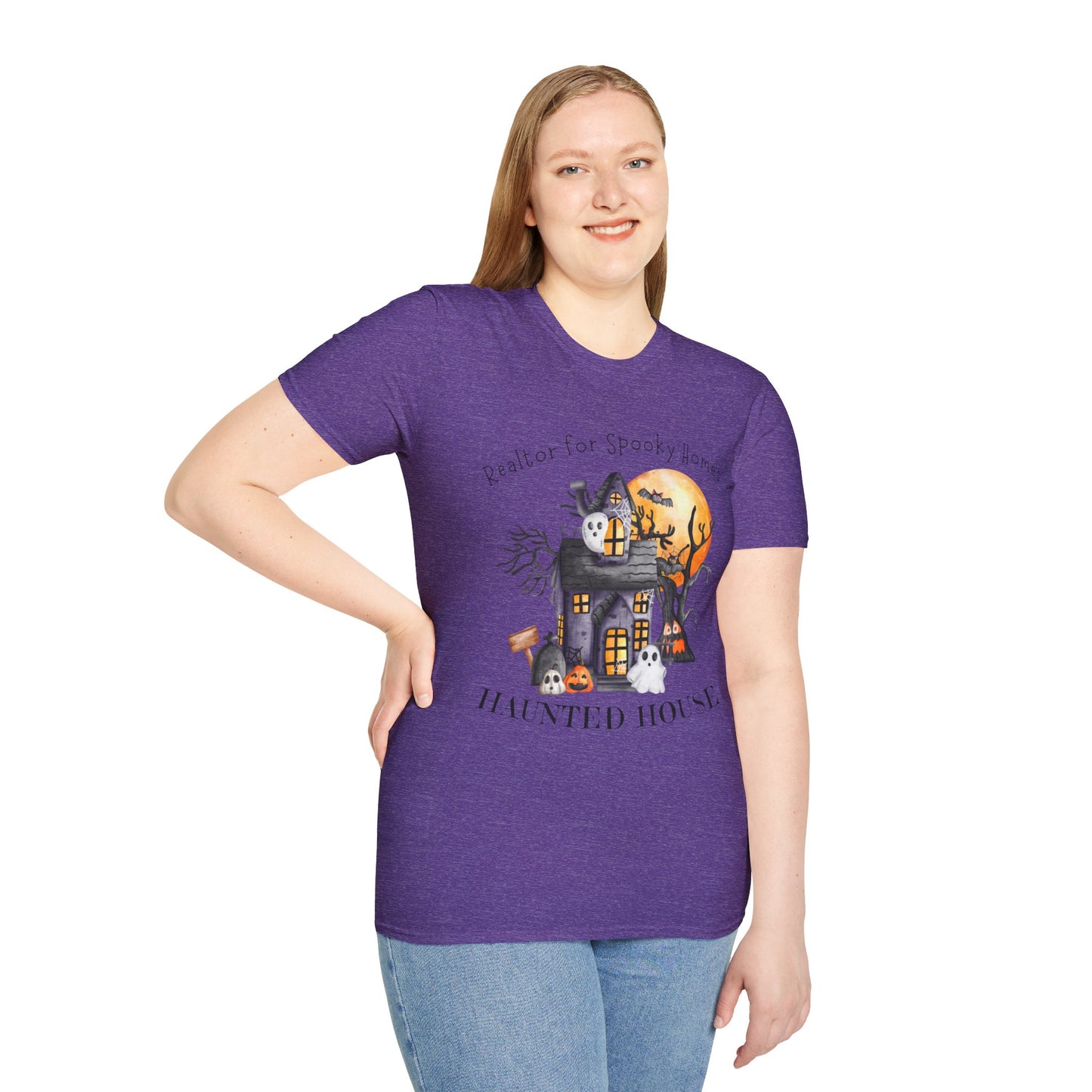 Realtor for Spooky Homes Unisex Soft-Style T-Shirt