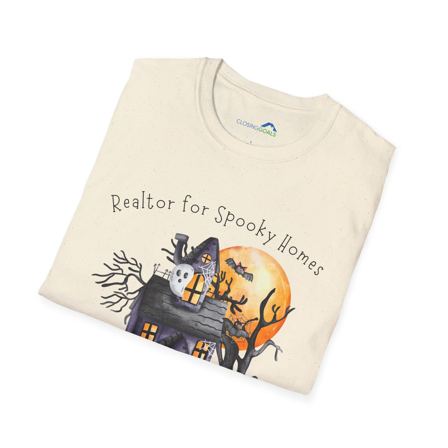 Realtor for Spooky Homes Unisex Soft-Style T-Shirt