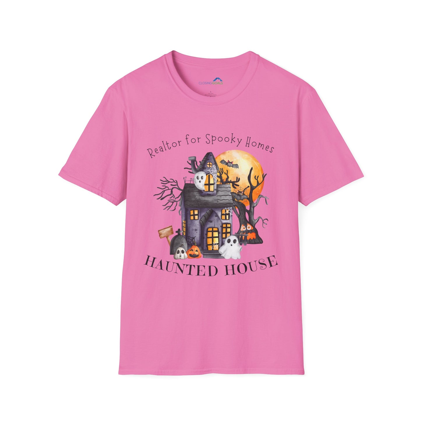 Realtor for Spooky Homes Unisex Soft-Style T-Shirt