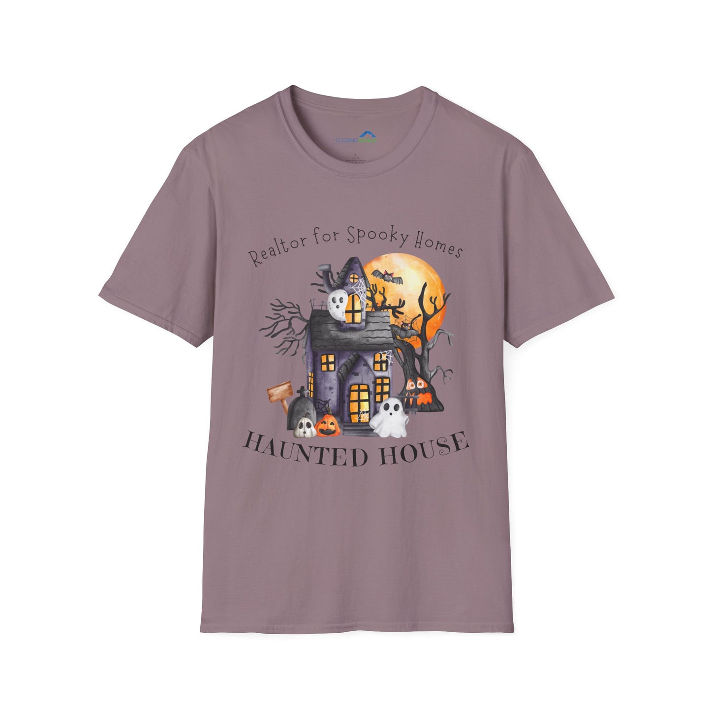 Realtor for Spooky Homes Unisex Soft-Style T-Shirt