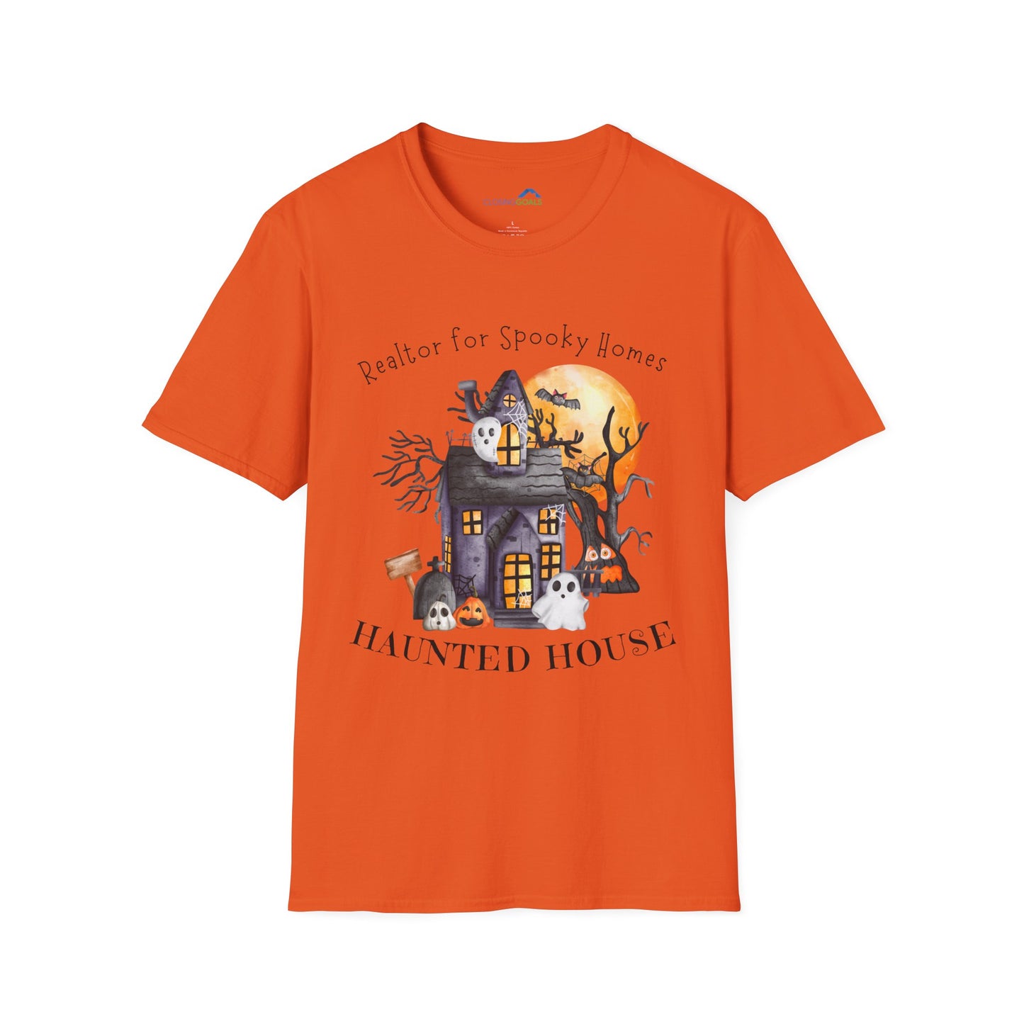 Realtor for Spooky Homes Unisex Soft-Style T-Shirt