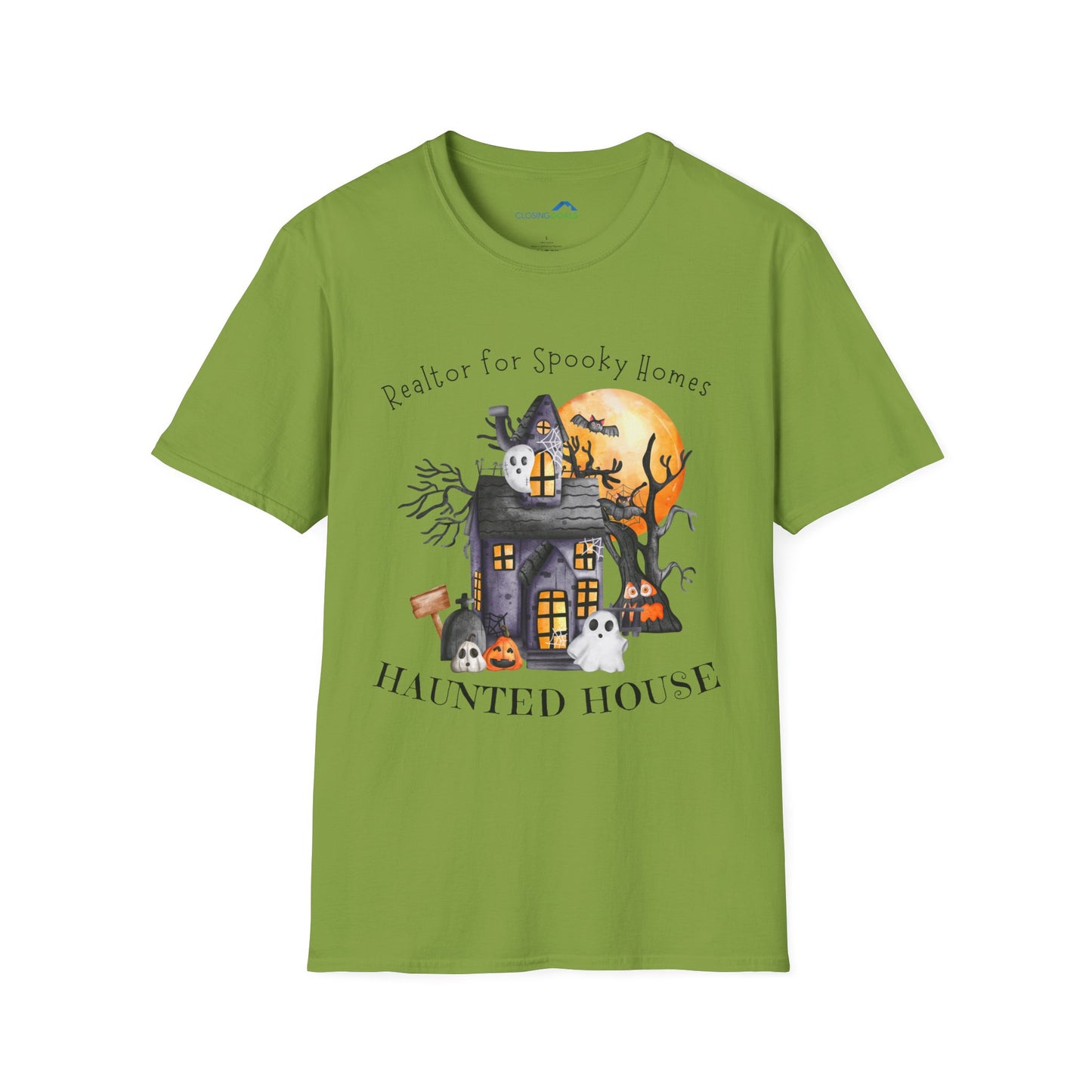 Realtor for Spooky Homes Unisex Soft-Style T-Shirt