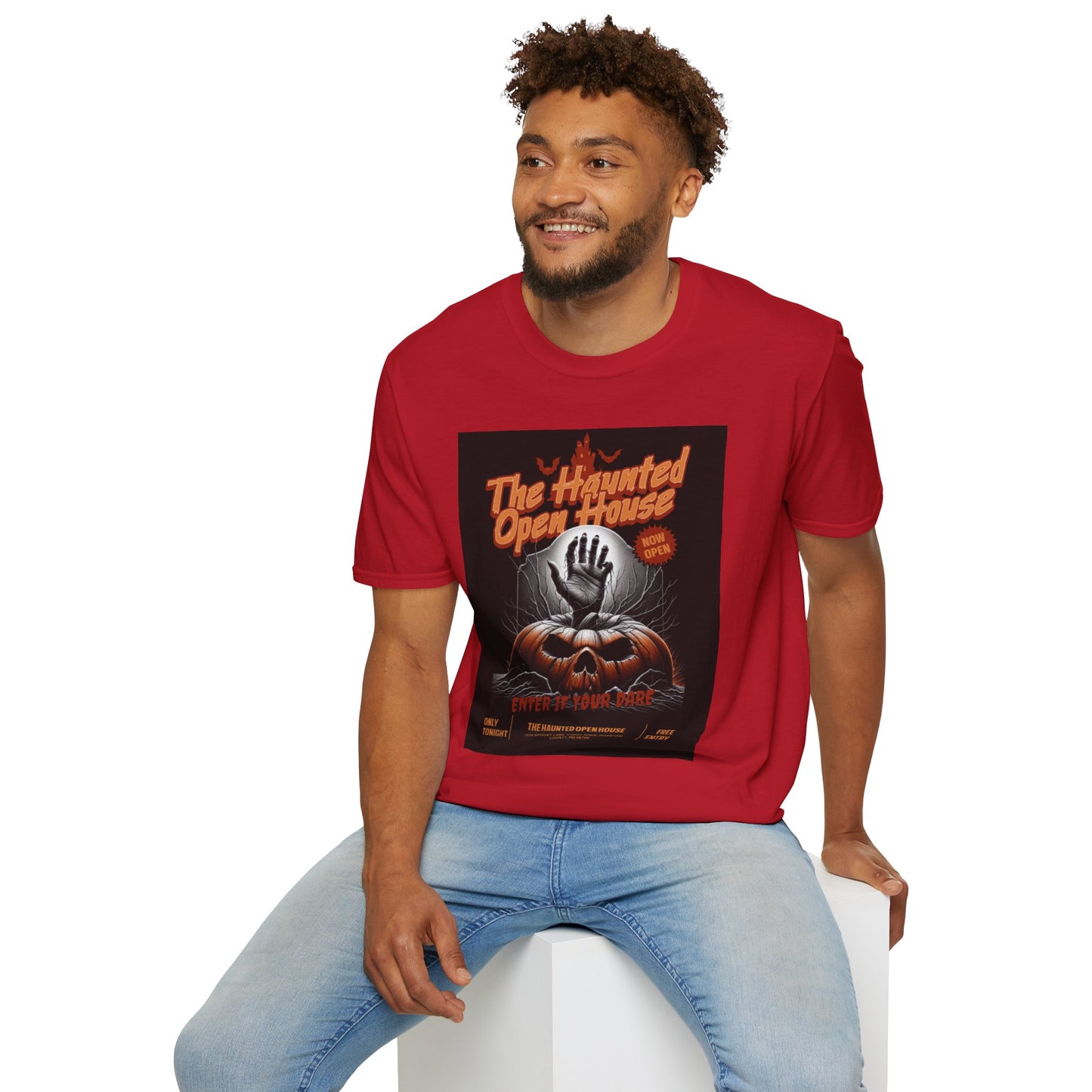 Unisex Soft-Style T-Shirt - "The Haunted Open House"