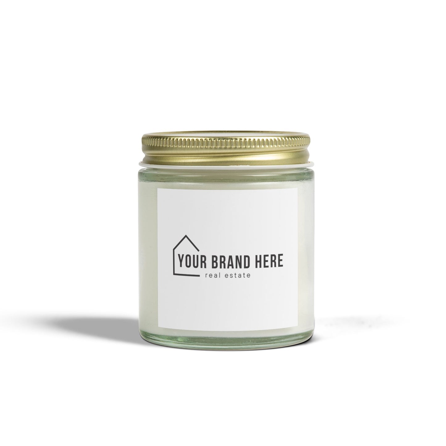 Customizable Scented Coconut Apricot Candles (4oz, 9oz)