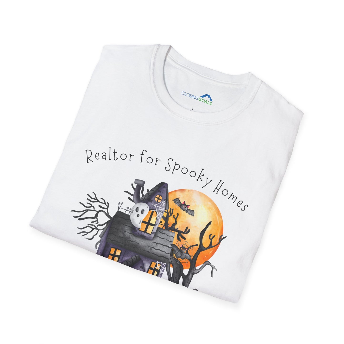 Realtor for Spooky Homes Unisex Soft-Style T-Shirt