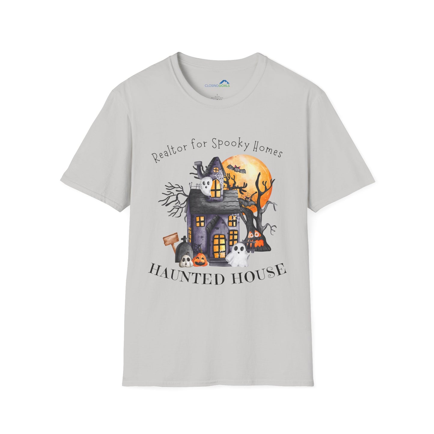 Realtor for Spooky Homes Unisex Soft-Style T-Shirt