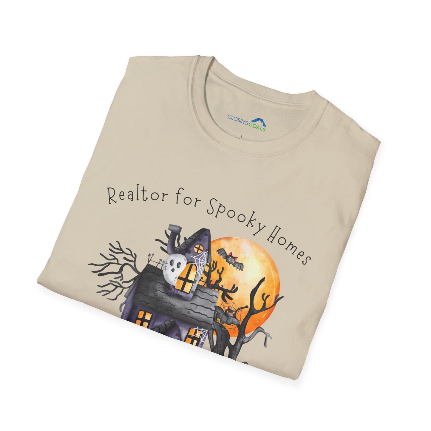 Realtor for Spooky Homes Unisex Soft-Style T-Shirt