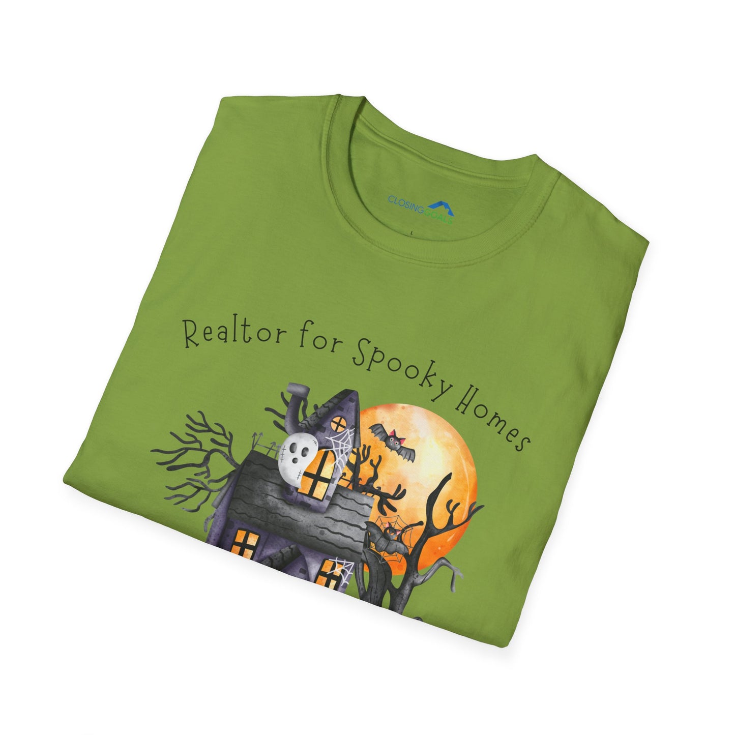 Realtor for Spooky Homes Unisex Soft-Style T-Shirt