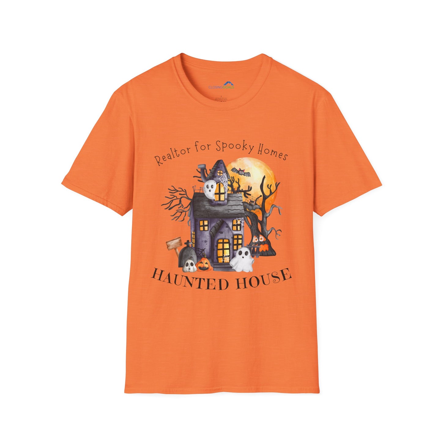 Realtor for Spooky Homes Unisex Soft-Style T-Shirt