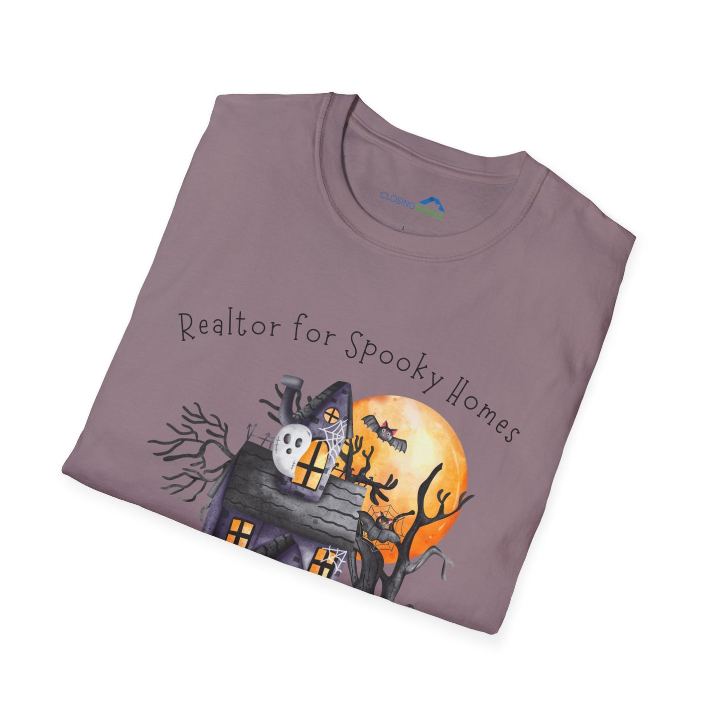 Realtor for Spooky Homes Unisex Soft-Style T-Shirt