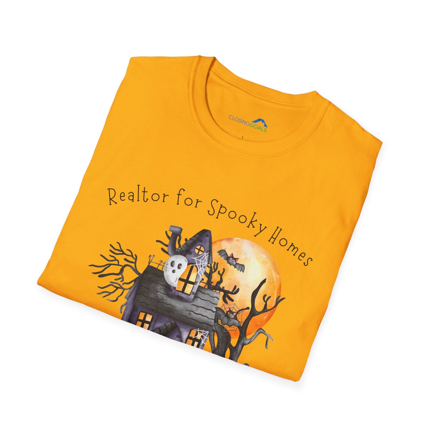 Realtor for Spooky Homes Unisex Soft-Style T-Shirt