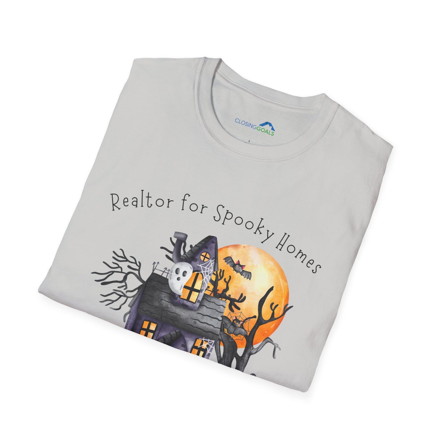 Realtor for Spooky Homes Unisex Soft-Style T-Shirt