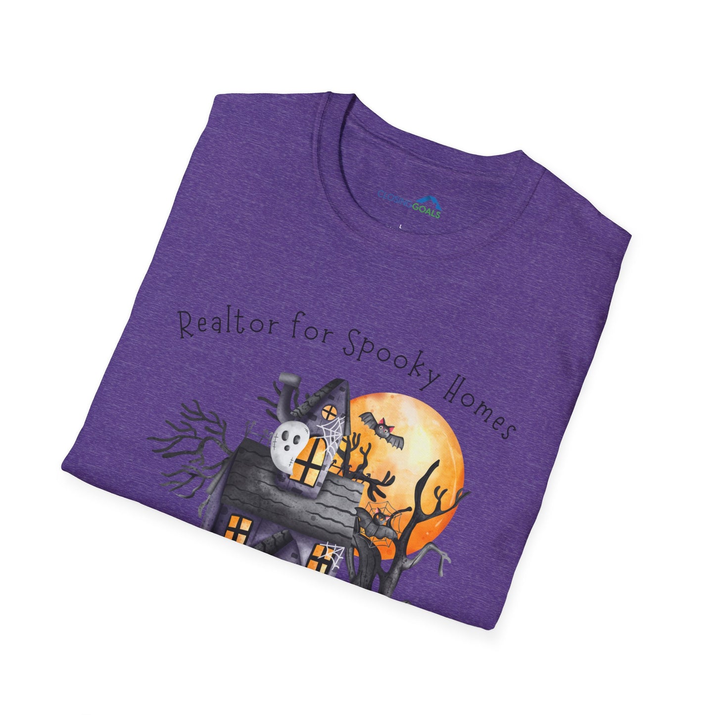 Realtor for Spooky Homes Unisex Soft-Style T-Shirt