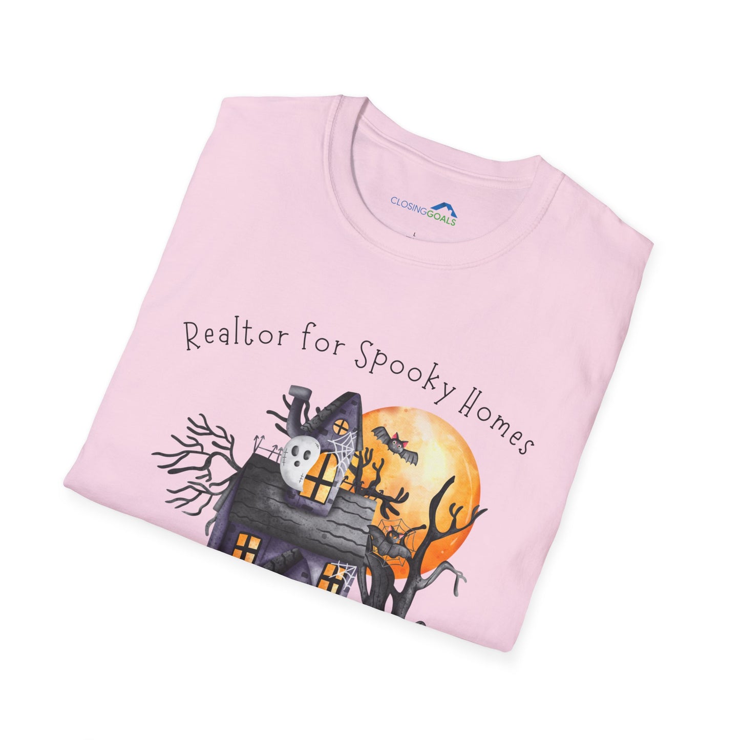 Realtor for Spooky Homes Unisex Soft-Style T-Shirt