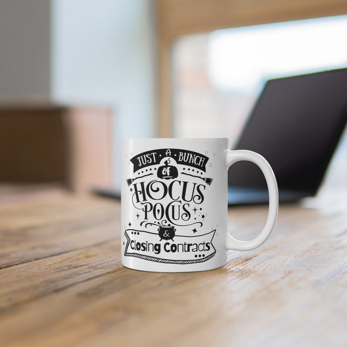 Hocus Pocus & Closing Contracts: Halloween Coffee Mug