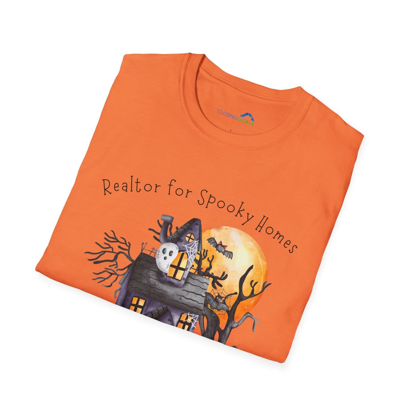 Realtor for Spooky Homes Unisex Soft-Style T-Shirt