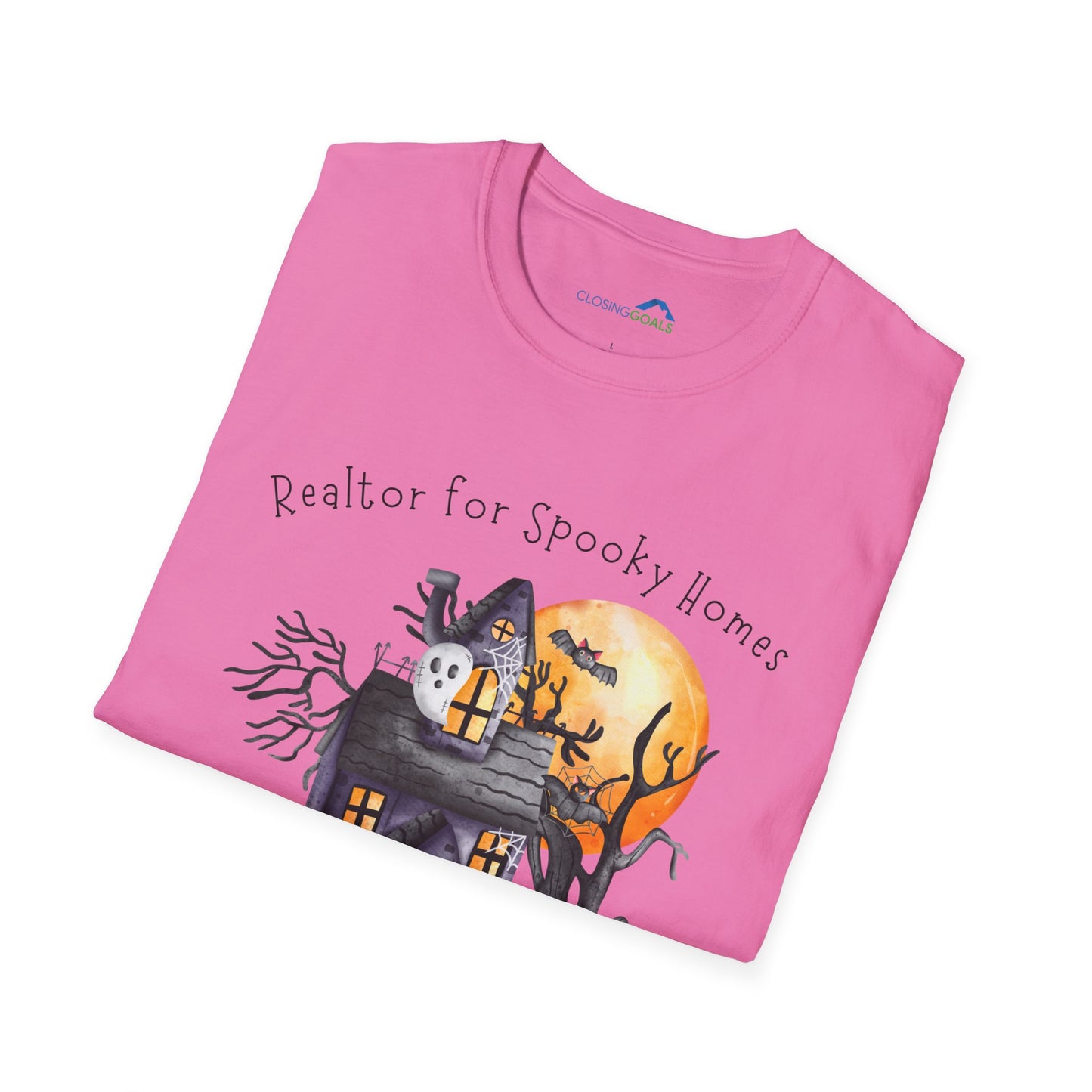 Realtor for Spooky Homes Unisex Soft-Style T-Shirt