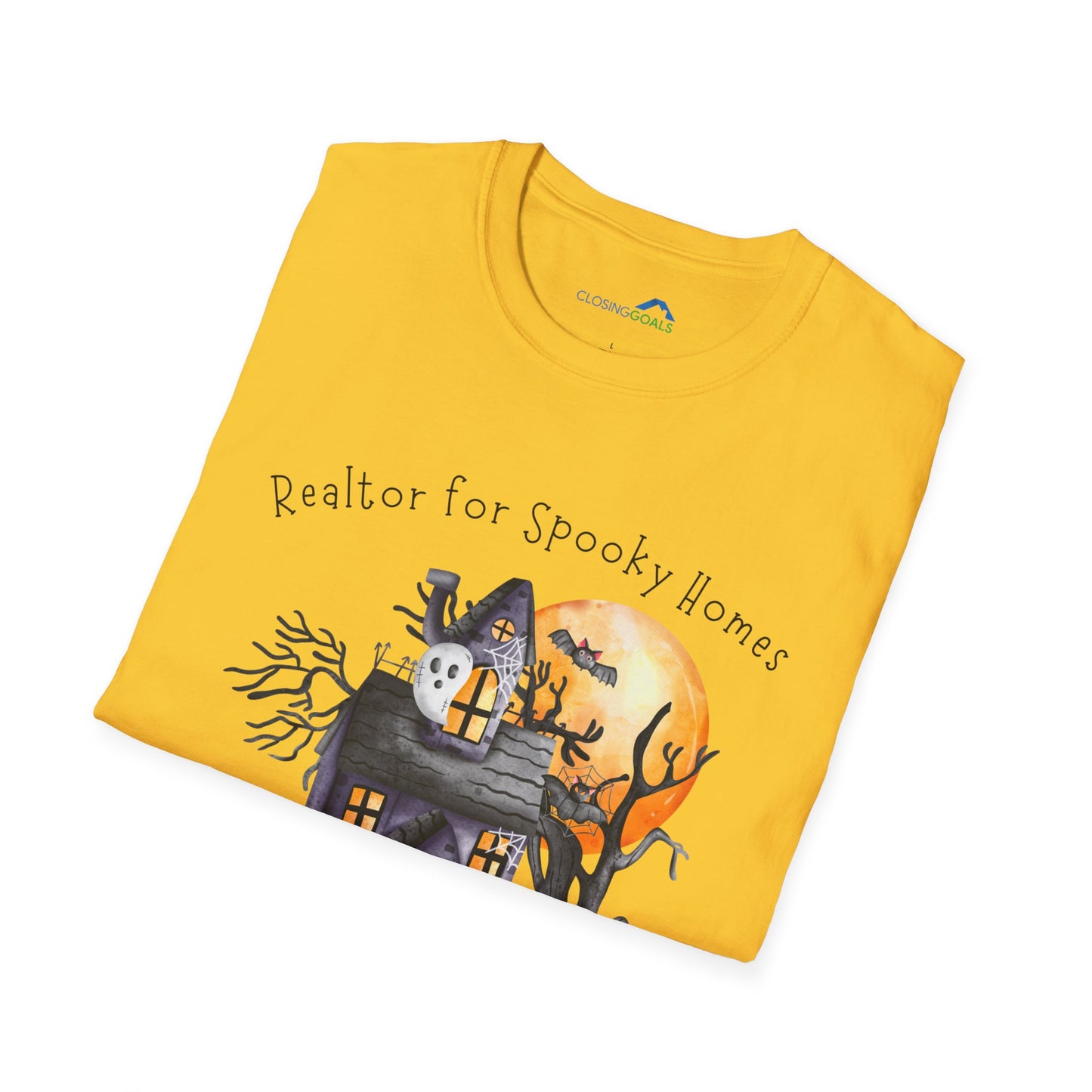 Realtor for Spooky Homes Unisex Soft-Style T-Shirt