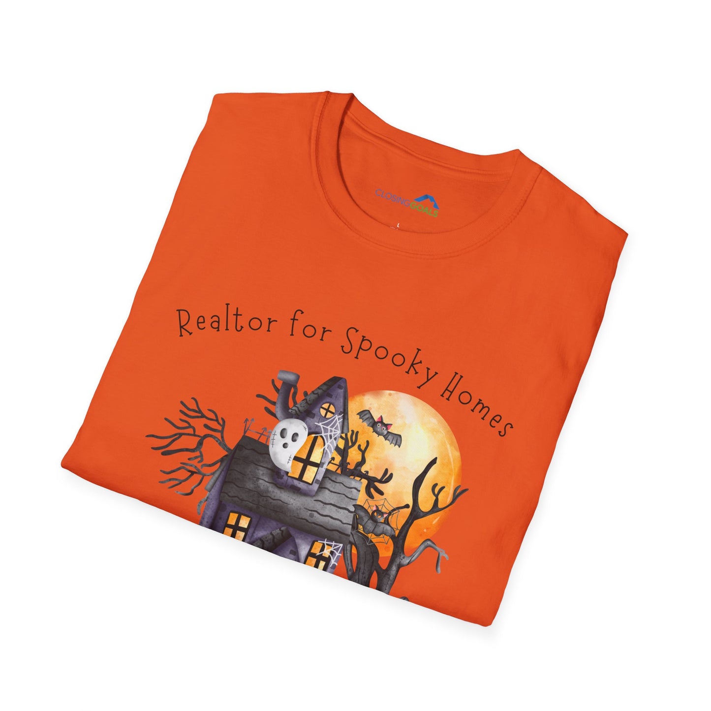 Realtor for Spooky Homes Unisex Soft-Style T-Shirt