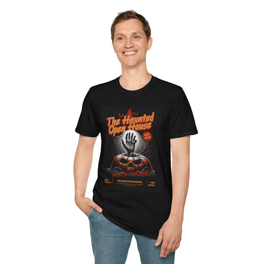 Unisex Soft-Style T-Shirt - "The Haunted Open House"