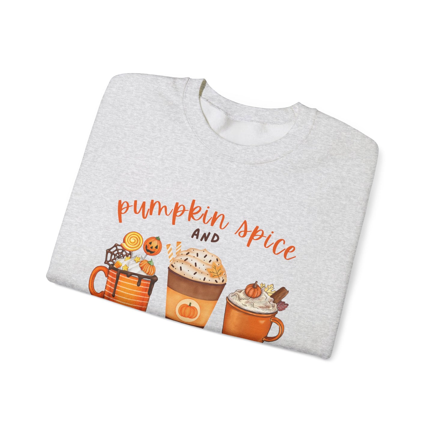 Pumpkin Spice and Real Estate Advice Crewneck Sweatshirt