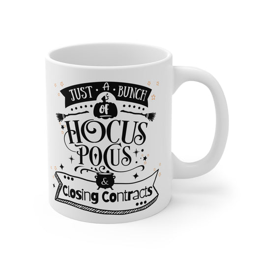 Hocus Pocus & Closing Contracts: Halloween Coffee Mug