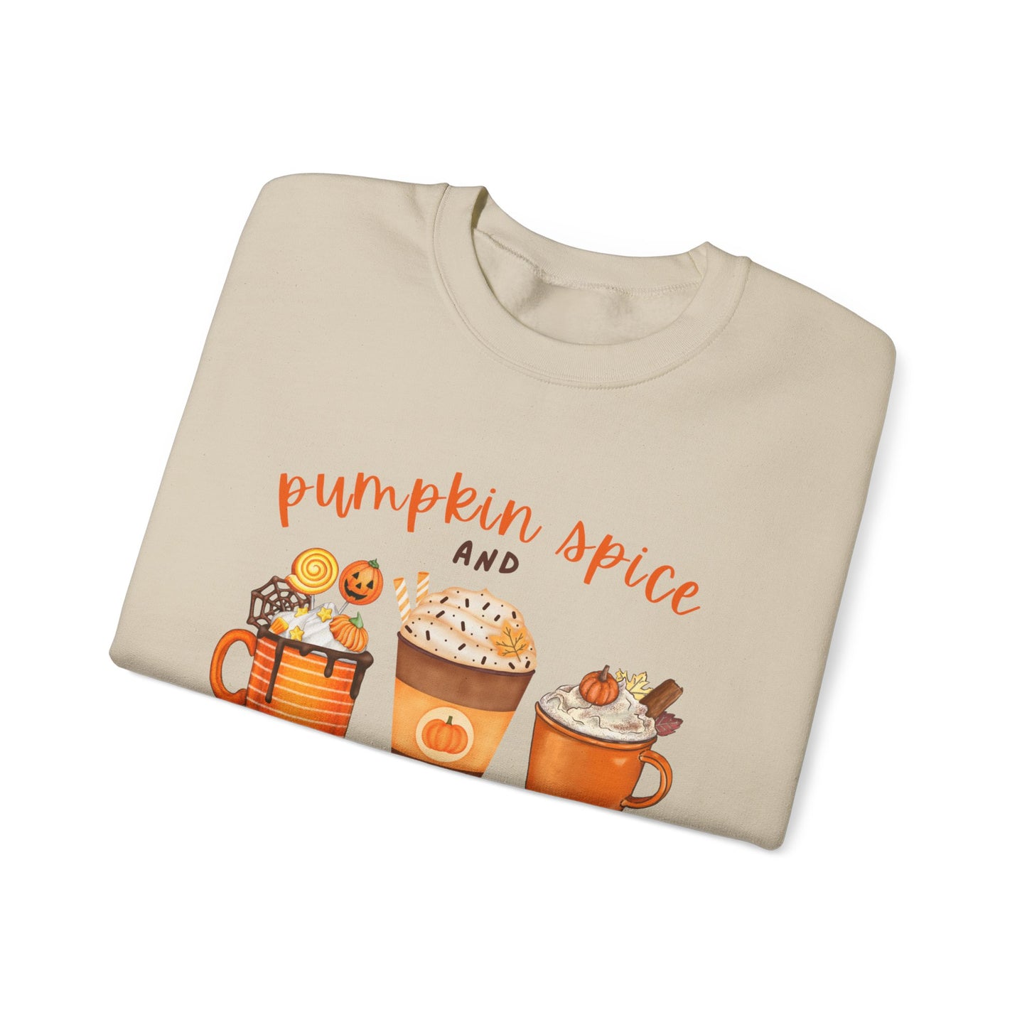 Pumpkin Spice and Real Estate Advice Crewneck Sweatshirt