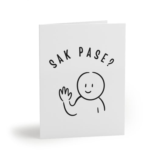 "Sak Pase?" Haitian Creole Greeting Cards