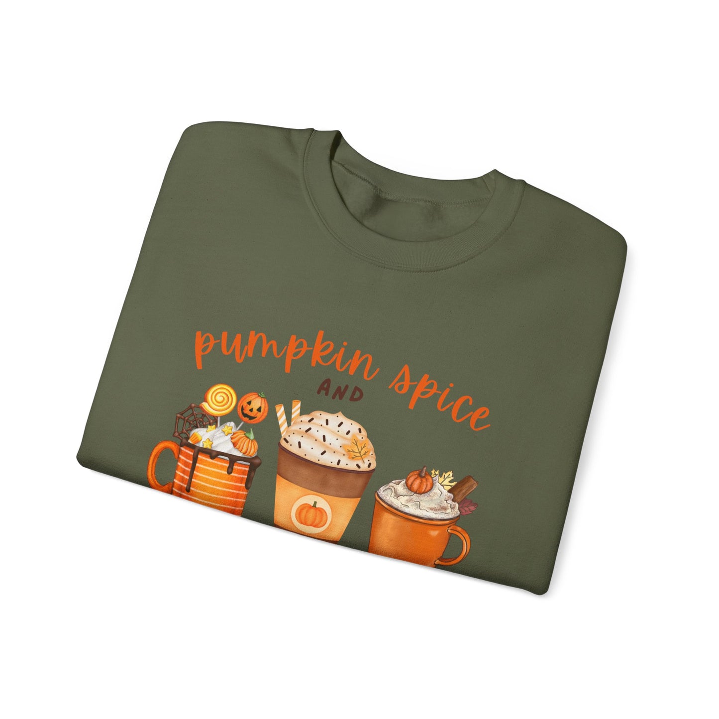 Pumpkin Spice and Real Estate Advice Crewneck Sweatshirt