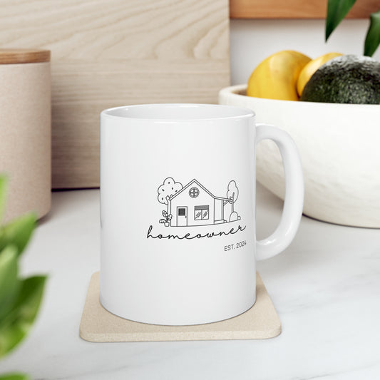 Customizable Ceramic Coffee Mug