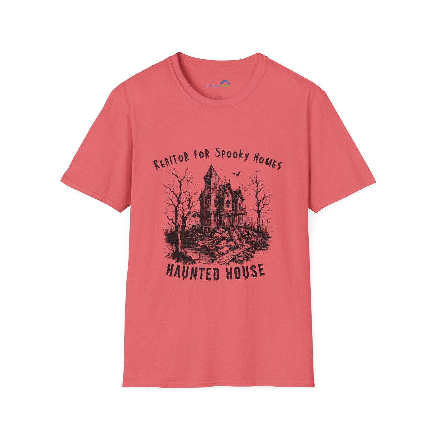 Realtor for Spooky Homes Unisex Soft-Style T-Shirt