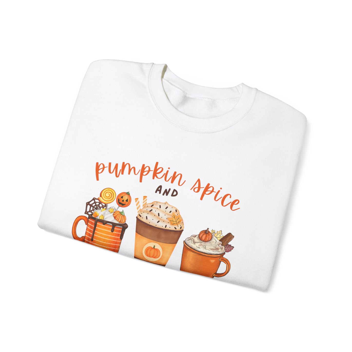 Pumpkin Spice and Real Estate Advice Crewneck Sweatshirt