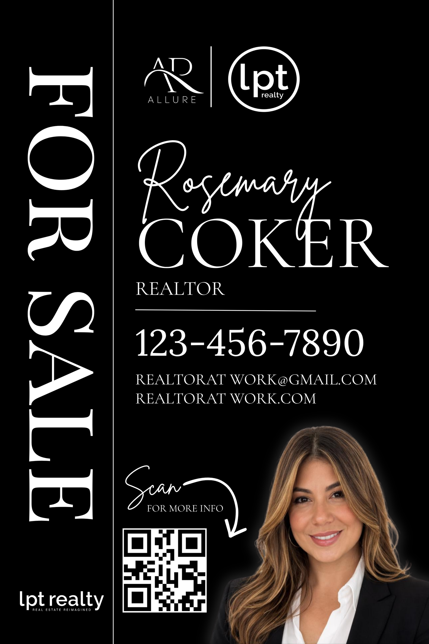 Authority Hanging Yard Sign™ (Custom Realtor Branding – Double-Sided)