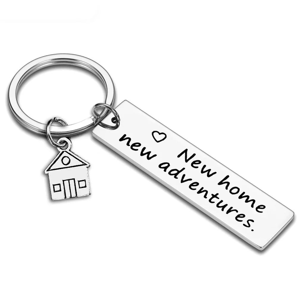 New Home, New Adventures – Housewarming Keychain