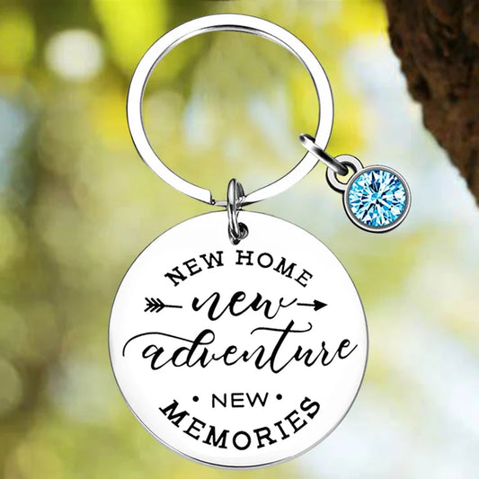 New Home Keychain Pendant – Realtor Closing Gift & Housewarming Present