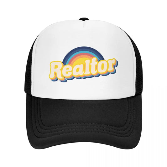 Realtor Retro Vibe Baseball Cap – Unisex Sun Hat for Outdoor & Casual Wear