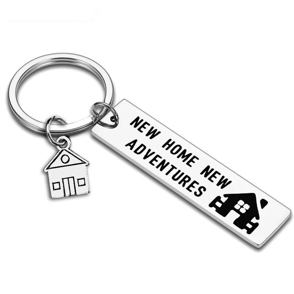 New Home, New Adventures – Housewarming Keychain