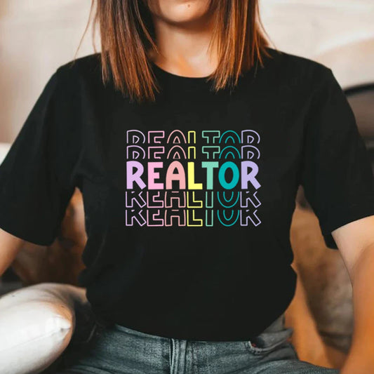 Realtor Text Effects T-Shirt
