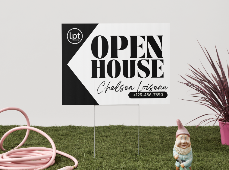 Signature Directional Open House Yard Signs