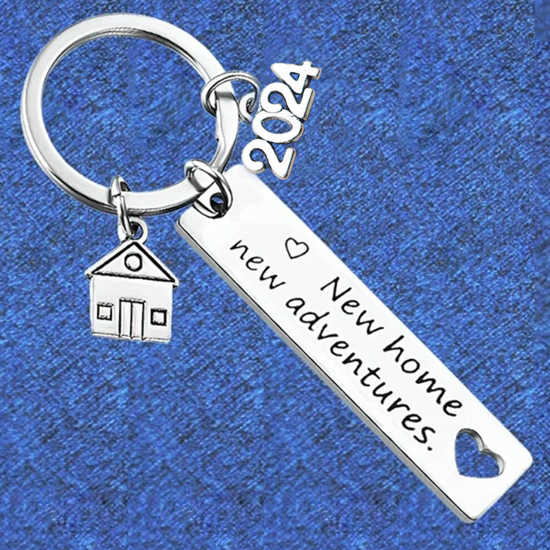 New Home, New Adventures – Housewarming Keychain